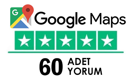 60 Adet Google Maps Yorum 