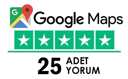 25 Adet Google Maps Yorum