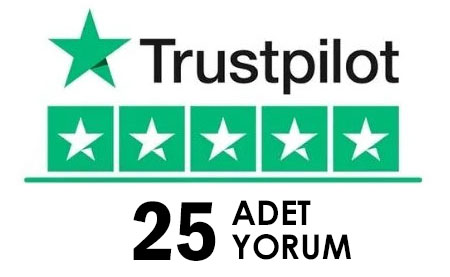 25 Adet Trustpilot Yorum